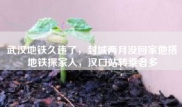 武汉地铁久违了，封城两月没回家他搭地铁探家人，汉口站转乘者多