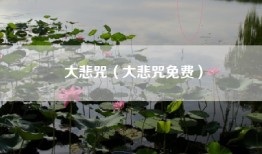 大悲咒（大悲咒免费）