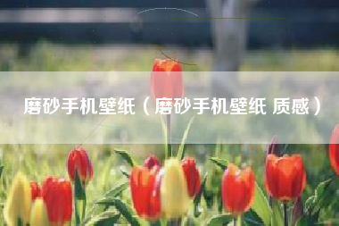 磨砂手机壁纸（磨砂手机壁纸 质感）